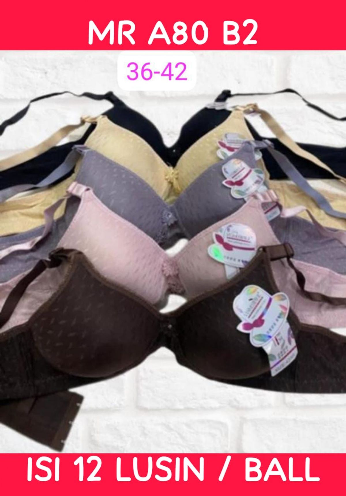 BH MR A80 B2 SIZE 36 - 42 ISI 12 LUSIN