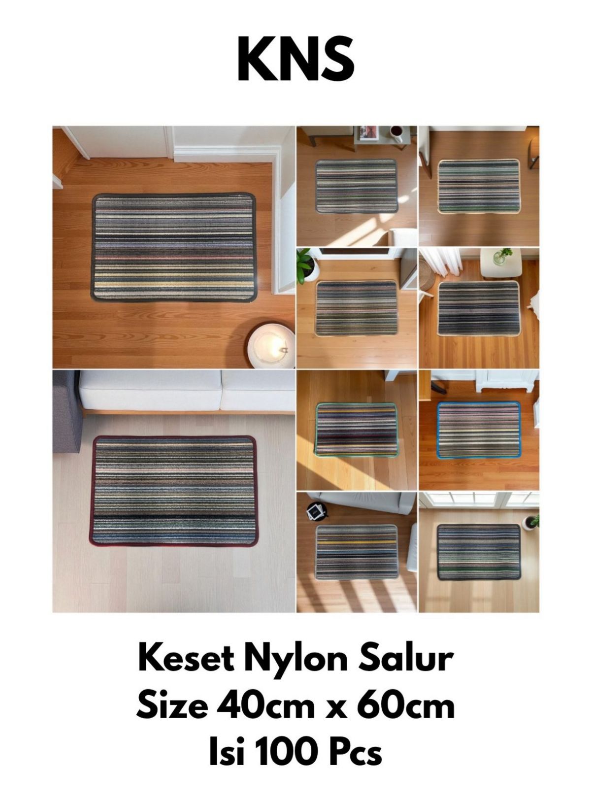 KESET NYLON SALUR KNS SIZE 40CM * 60CM ISI 100 PCS
