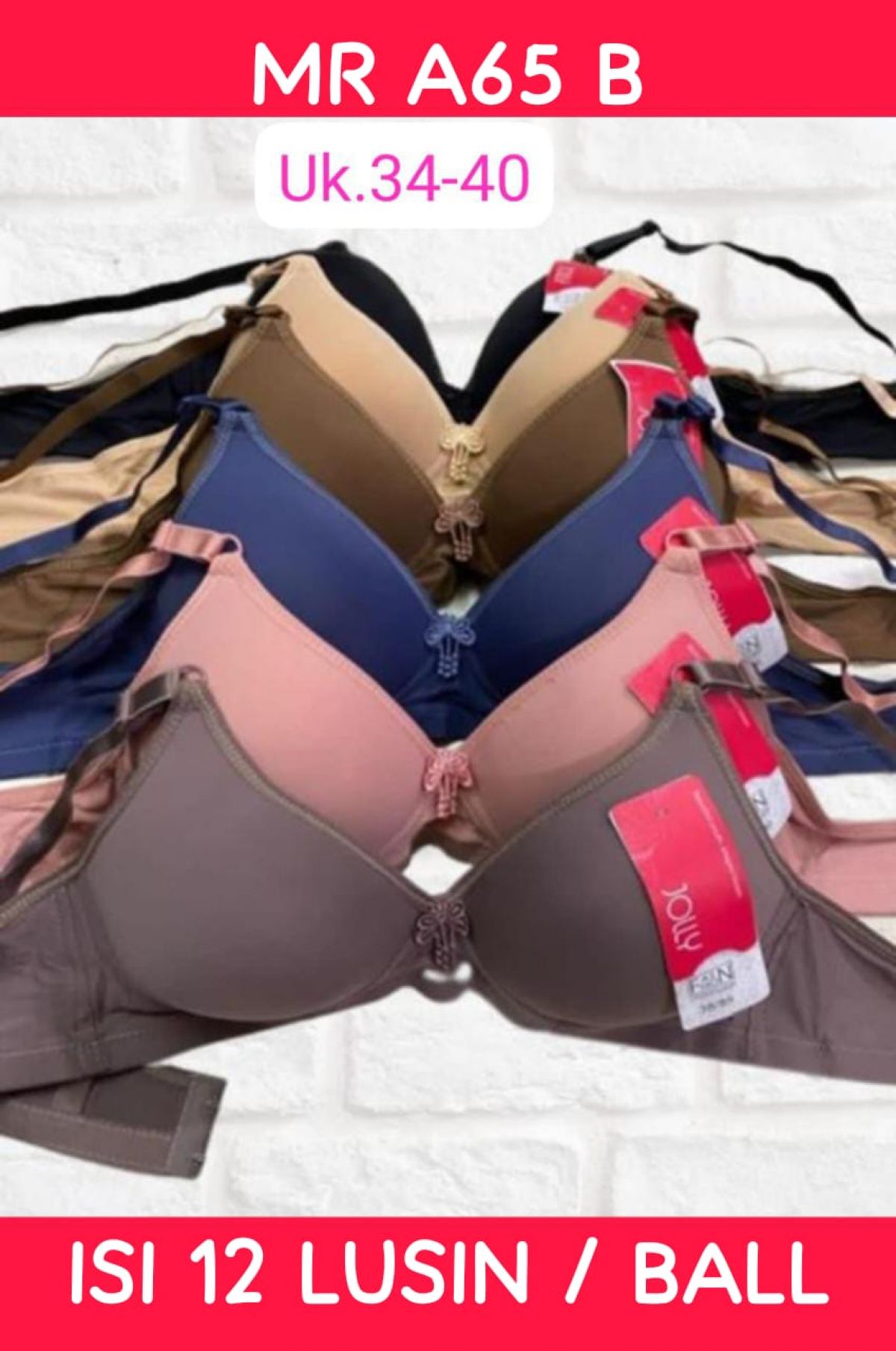 BH MR A65 B SIZE 34 - 40 ISI 12 LUSIN