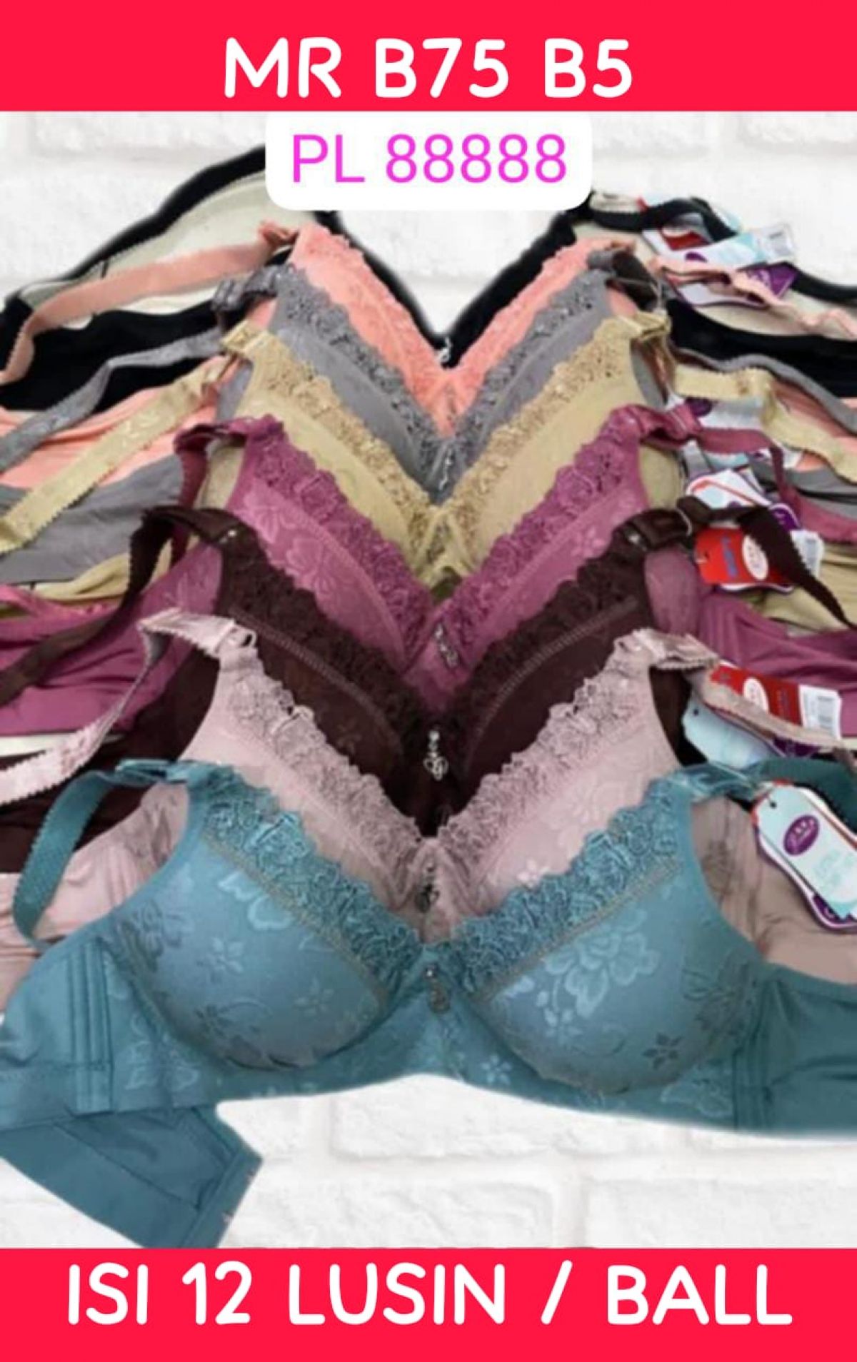 BH MR B75 B5 SIZE 36 - 42 ISI 12 LUSIN