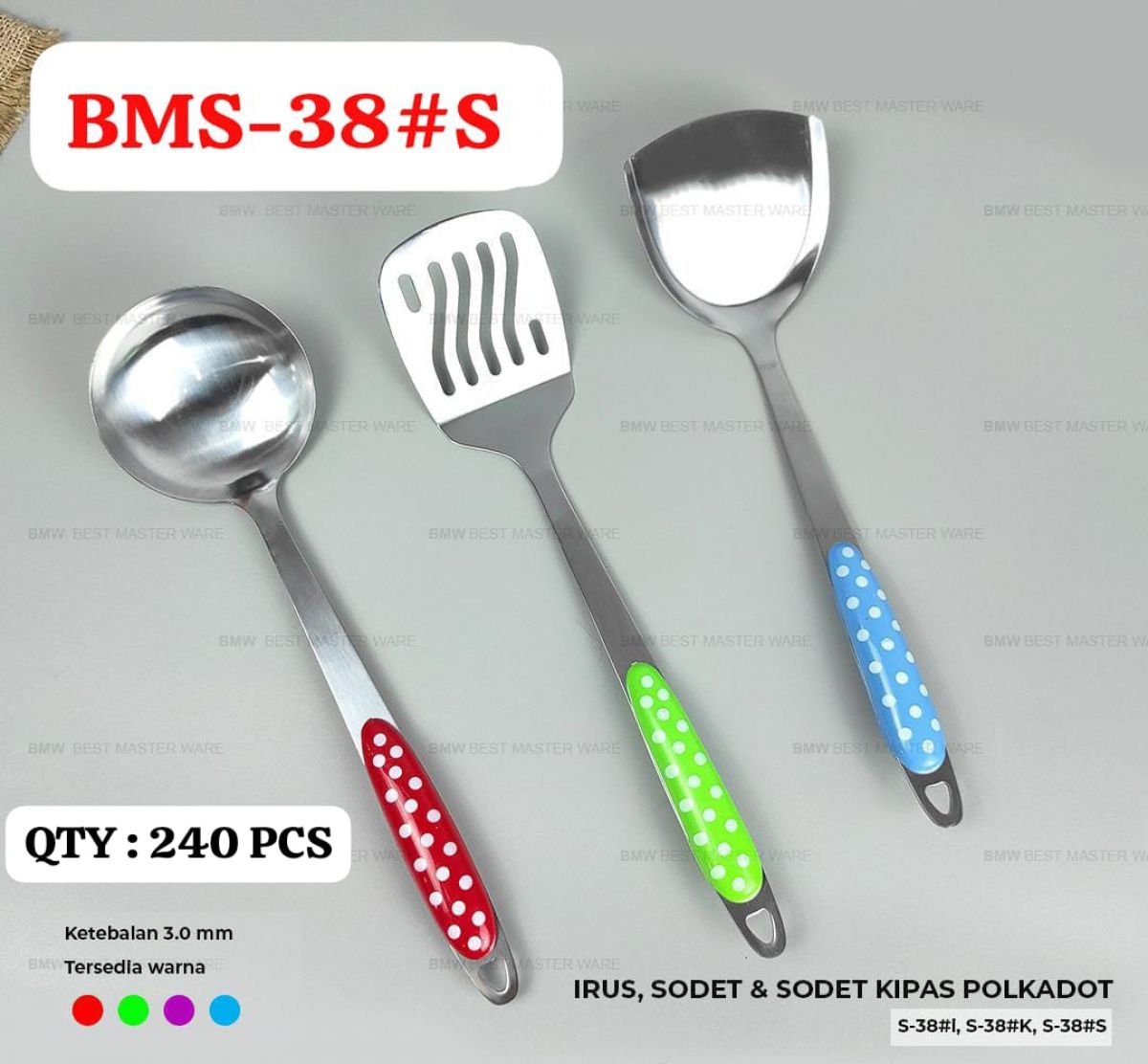 SODET POLKADOT BMS-38#S ISI 20 LUSIN