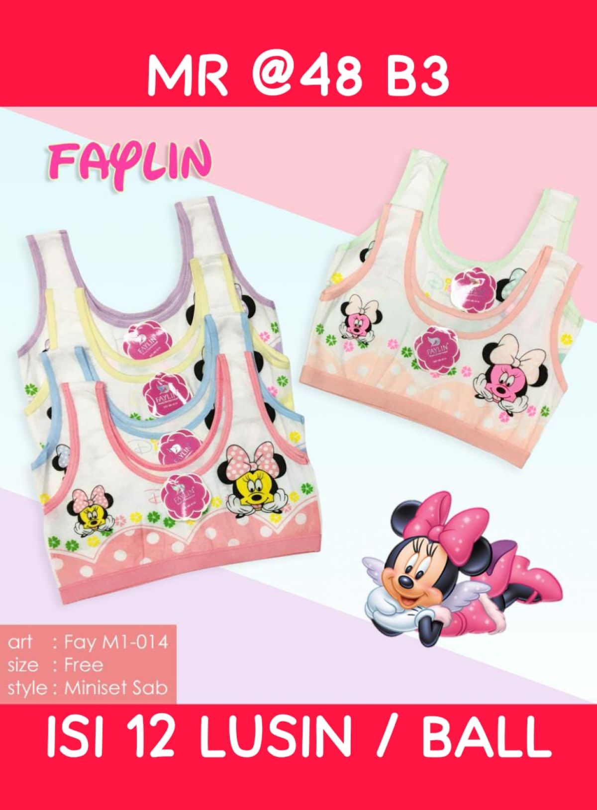 MINISET SABLON MR @48 B3 ISI 12 LUSIN