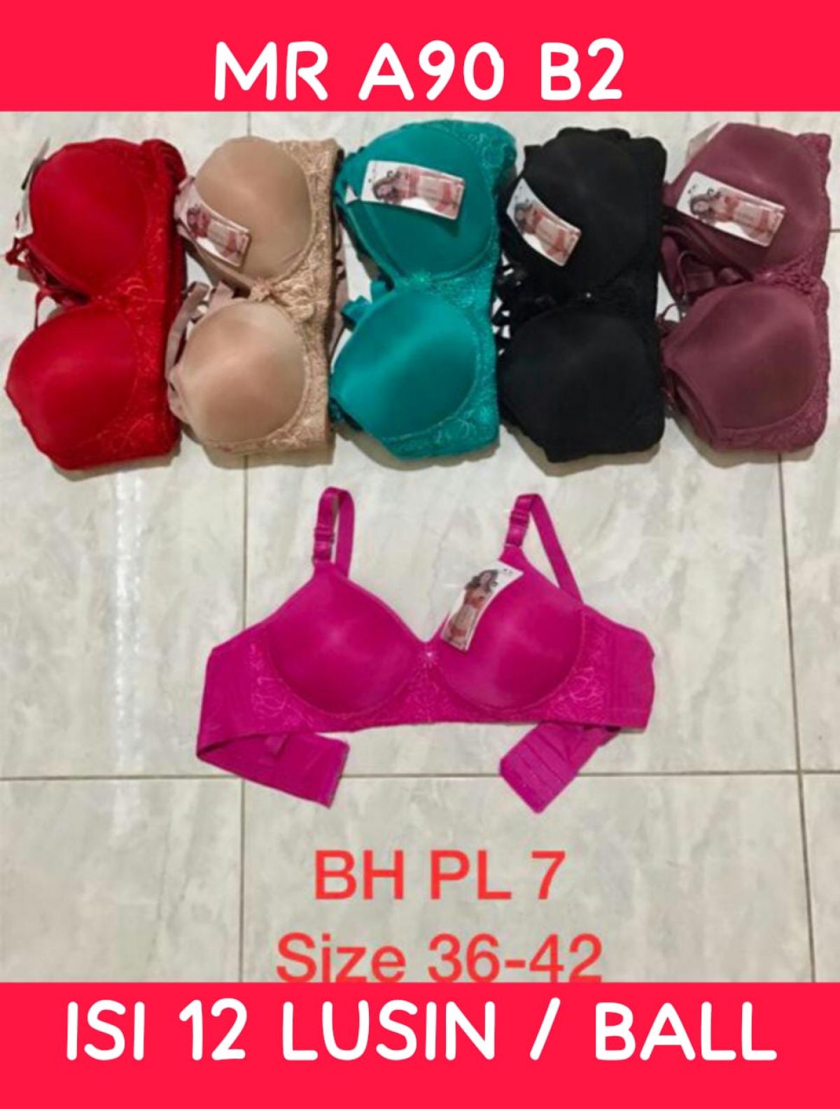 BH MR A90 B2 SIZE 36 - 42 ISI 12 LUSIN