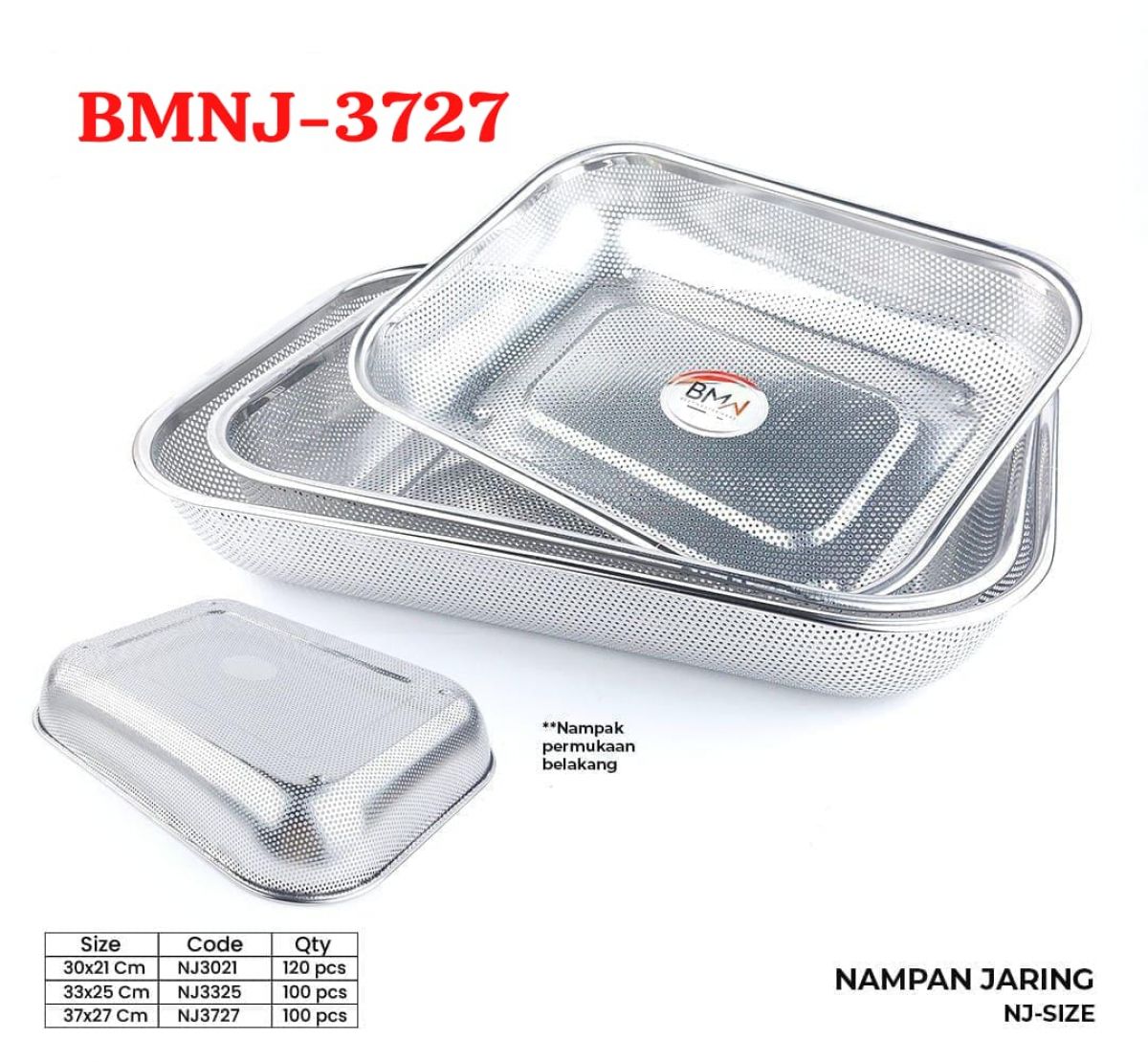 NAMPAN JARING BMNJ-3727 SIZE 37CM * 27CM ISI 100 PCS