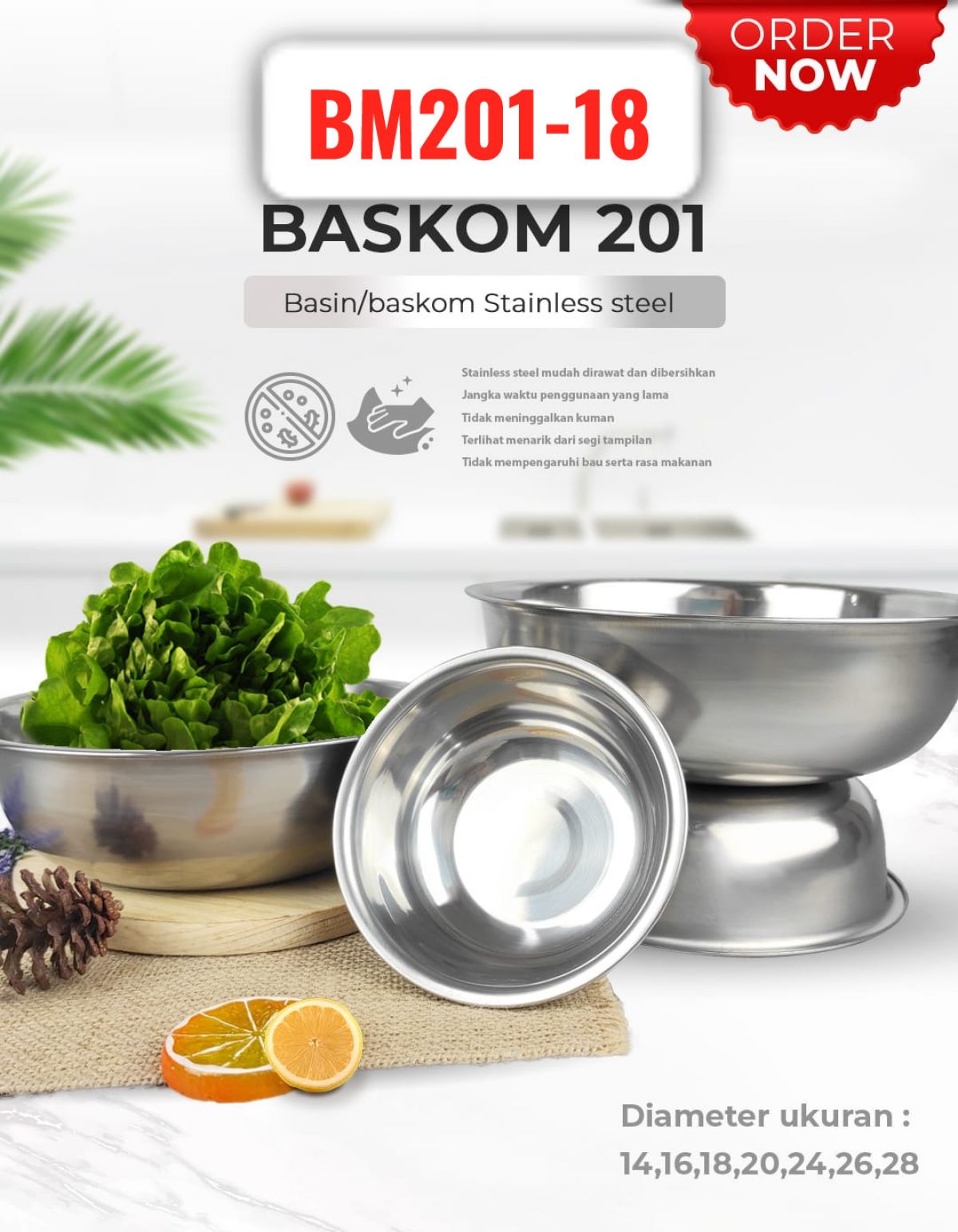 BASKOM 201 18CM