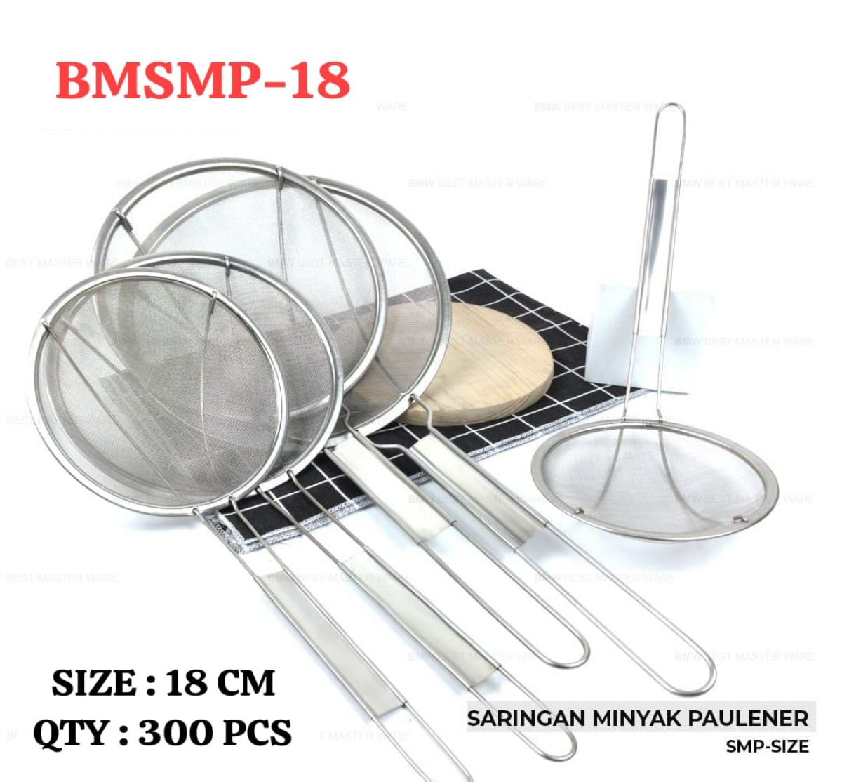 SARINGAN MINYAK PAULENER BMSMP-18 SIZE 18CM ISI 300 PCS