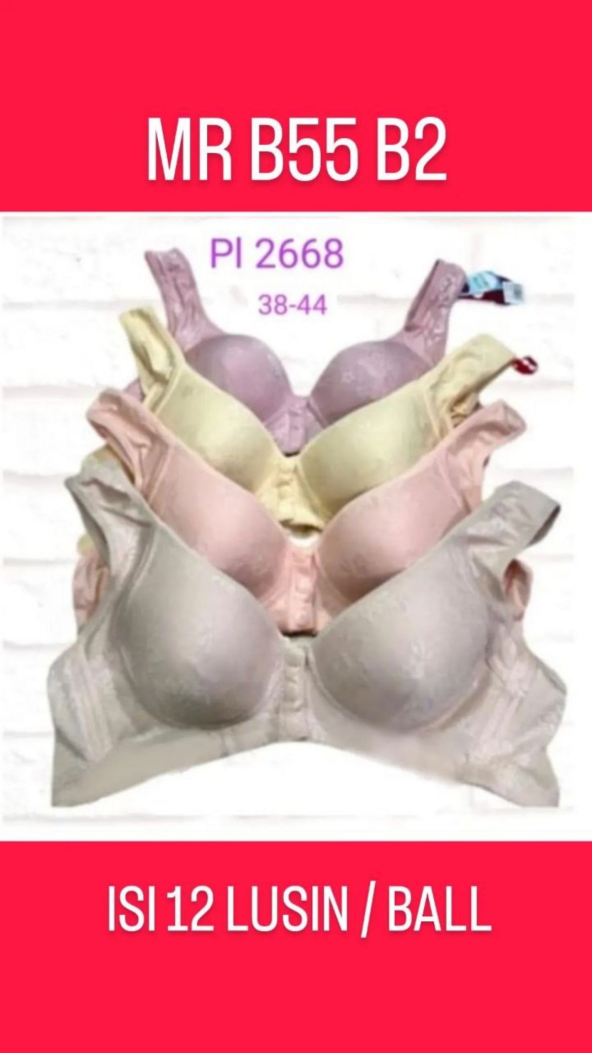 BH MR B55 B2 SIZE 38 - 44 ISI 12 LUSIN