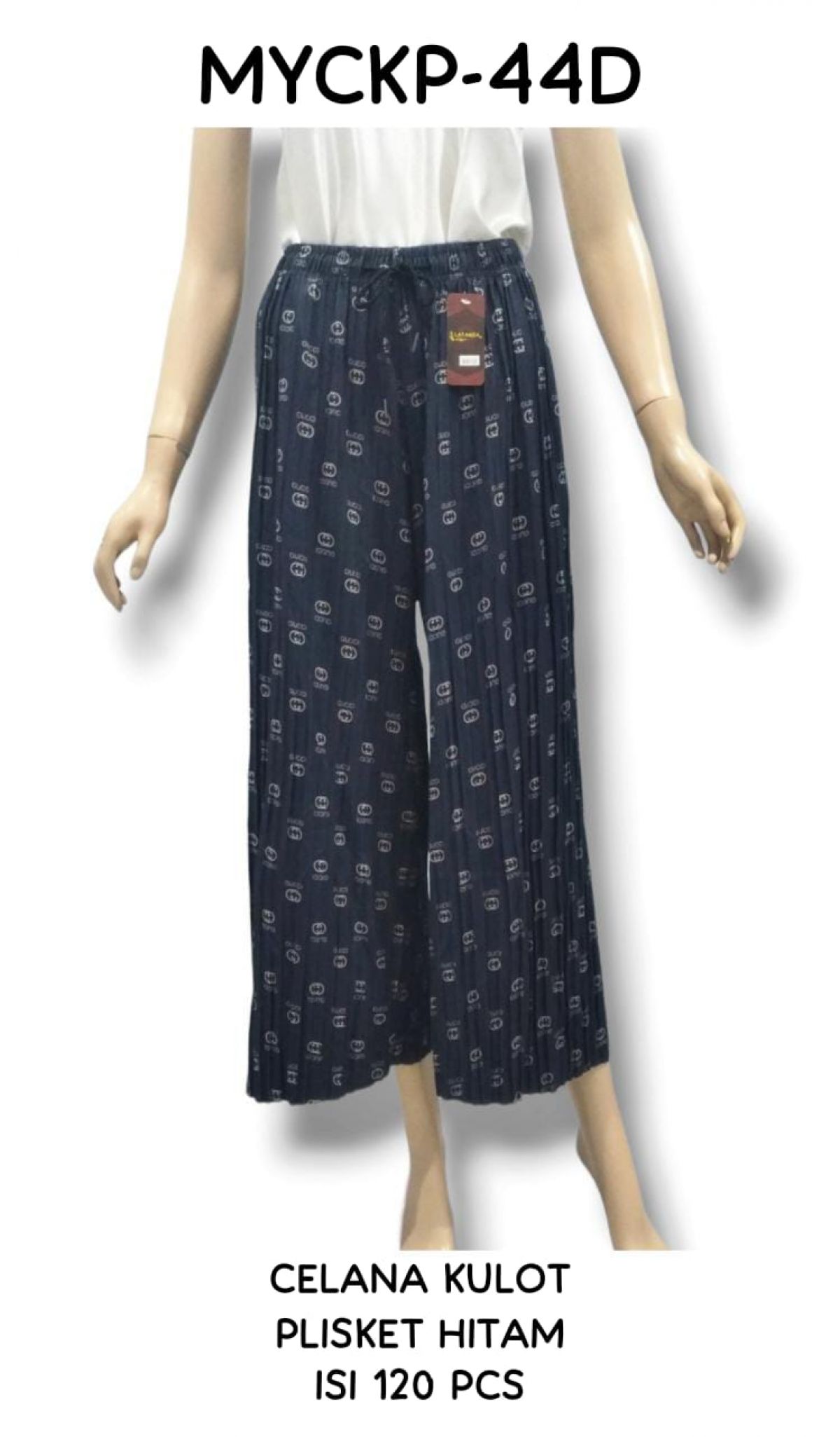 CELANA KULOT PLISKET HITAM