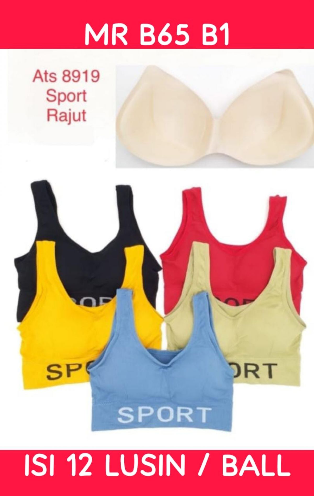 BH SPORT RAJUT MR B65 B1 ISI 12 LUSIN