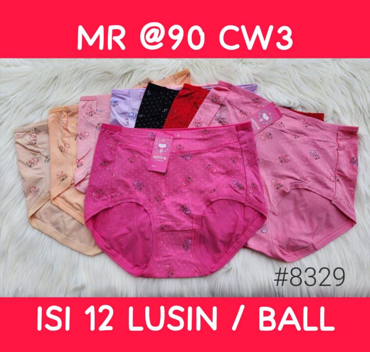 CELANA DALAM MR @90 CW3 ISI 12 LUSIN